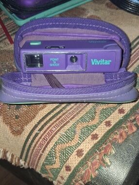 Purple Point-and-Shoot Film Camera